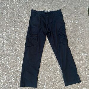 Bohooman 32 waist black cargos